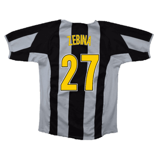 Juventus 2004-05 Home Shirt (XL) (Excellent) (Zebina 27)_1