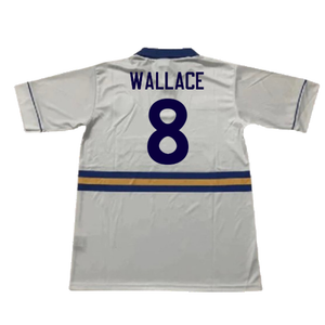 Leeds United 1993-95 Home Shirt (L) (Excellent) (Wallace 8)_1