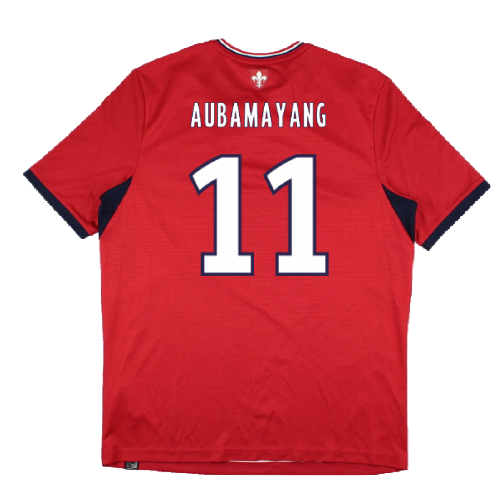 Lille 2017-18 Home Shirt (Sponsorless) (M) (Excellent) (Aubamayang 11)_1