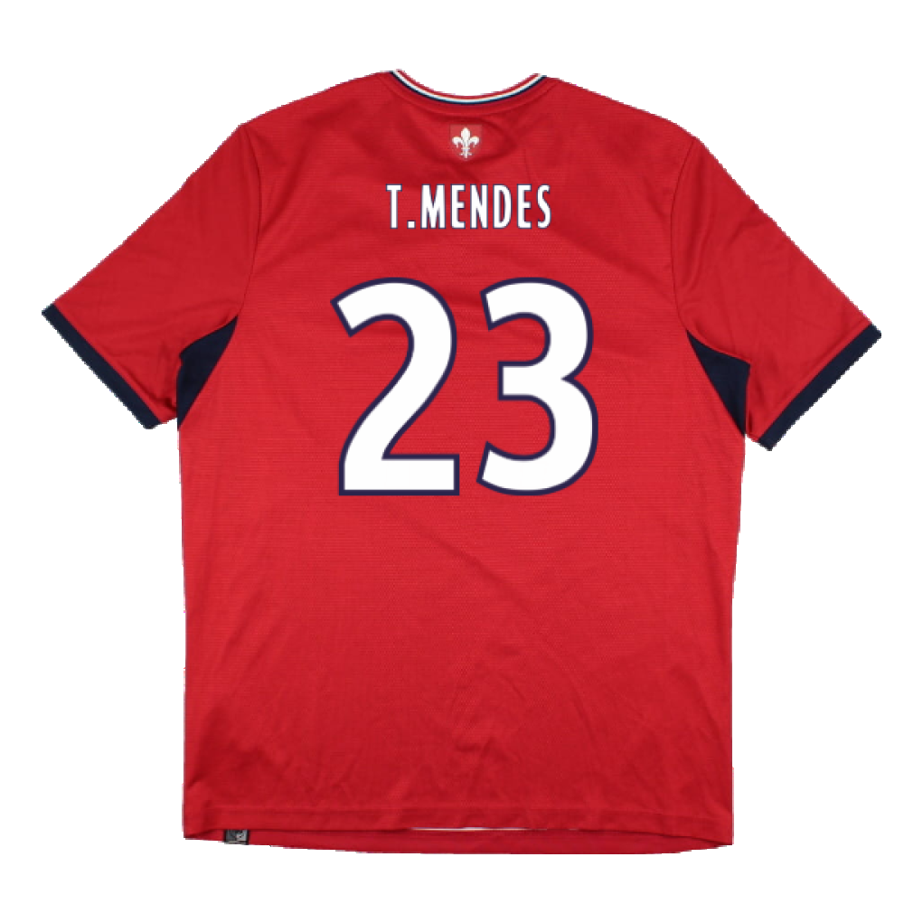 Lille 2017-18 Home Shirt (Sponsorless) (M) (Excellent) (T.Mendes 23)_1