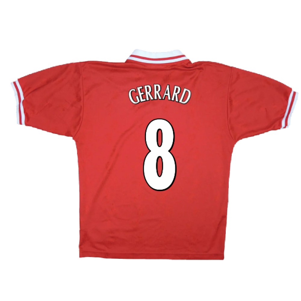 Liverpool 1996-98 Home Shirt (S) (Excellent) (GERRARD 8)_1