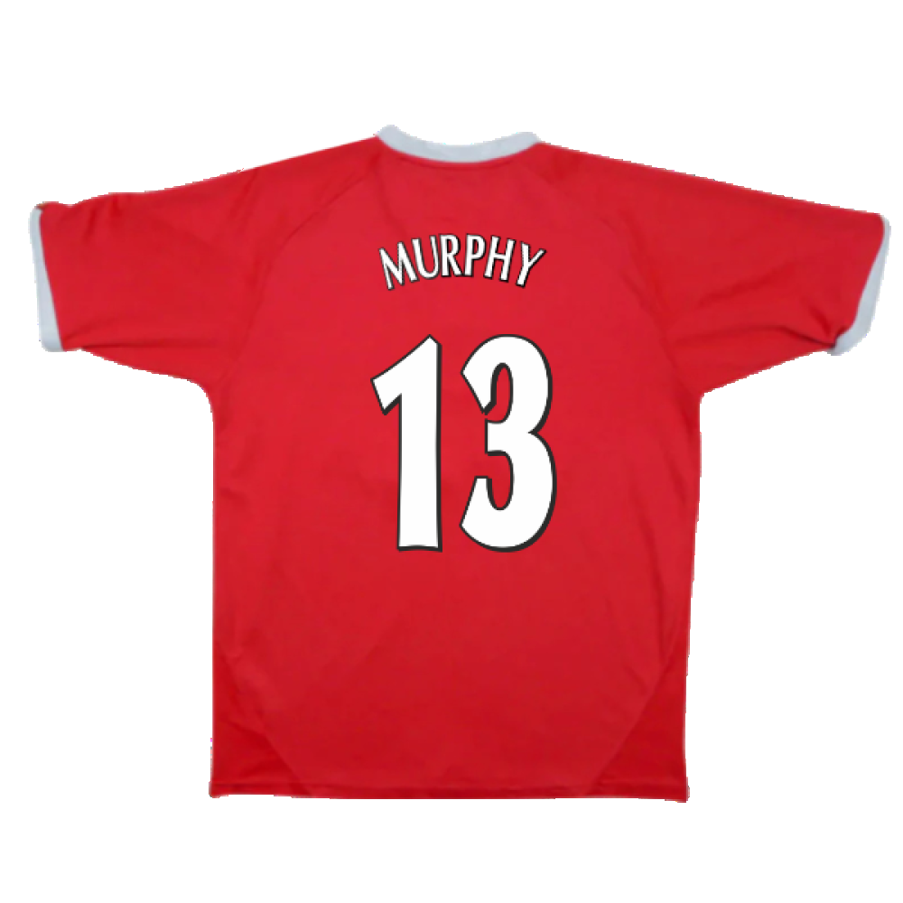 Liverpool 2001 03 European Home Shirt M Excellent Murphy 13 Classic Football Kit