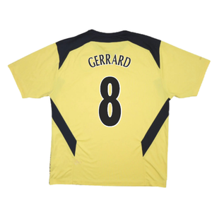 Liverpool 2004-05 Away Shirt (Good) (GERRARD 8)_1