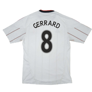 Liverpool 2010-11 Away Shirt (2XL) (Good) (GERRARD 8)_1