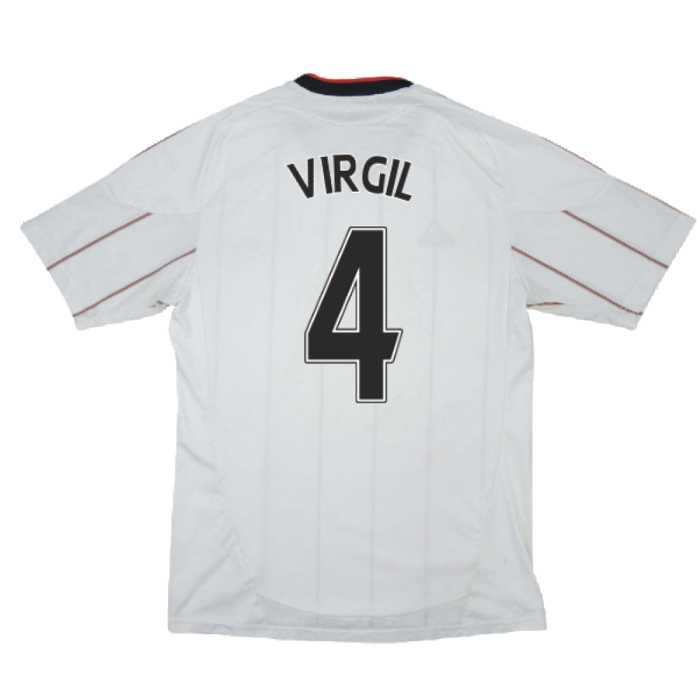 Liverpool 2010-11 Away Shirt (S) (VIRGIL 4) (Good)_1