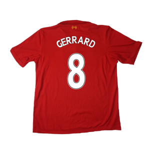 Liverpool 2012-13 Home Shirt (Small) (Very Good) (Gerrard 8)_1