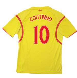 Liverpool 2014-15 Away Shirt (M) (Excellent) (COUTINHO 10)_1