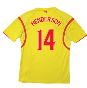 Liverpool 2014-15 Away Shirt (M) (Excellent) (HENDERSON 14)_1