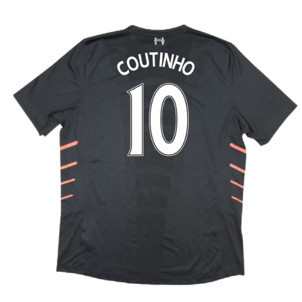 Liverpool 2016-17 Away Shirt ((Excellent) XXL) (Coutinho 10)_2