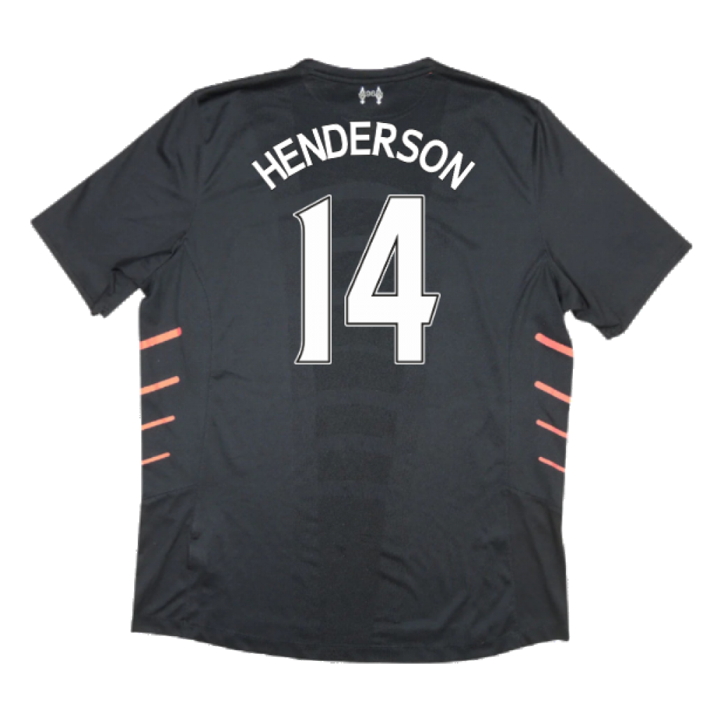 Liverpool 2016-17 Away Shirt ((Excellent) XXL) (Henderson 14)_2