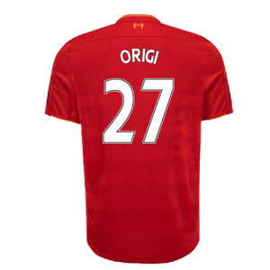 Liverpool 2016-17 Home Shirt (Excellent) (Origi 27)_1