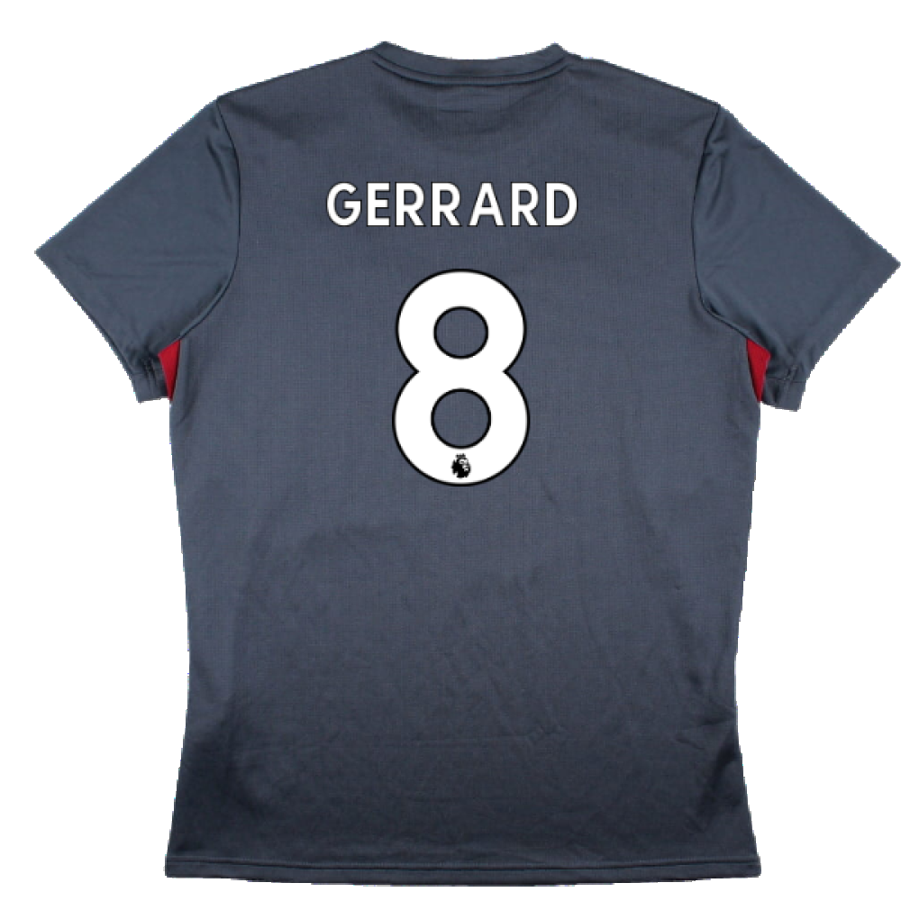 Liverpool 2017-18 New Balance Training Shirt (L) (Gerrard 8) (Excellent)_1