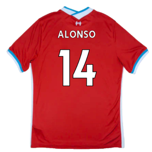 Liverpool 2020-21 Home Shirt (Mint) (ALONSO 14)_1