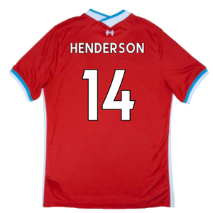 Liverpool 2020-21 Home Shirt (Excellent) (HENDERSON 14)_1