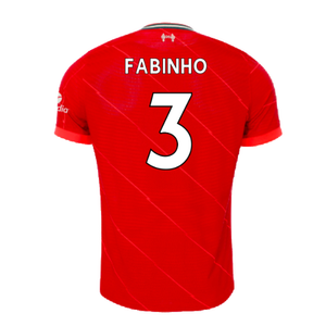 Liverpool 2021-2022 Vapor Home Shirt (Excellent) (FABINHO 3)_1