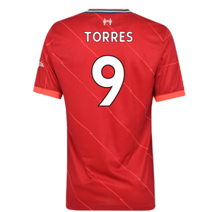 Liverpool 2021-22 Home Shirt (L) (Very Good) (TORRES 9)_1