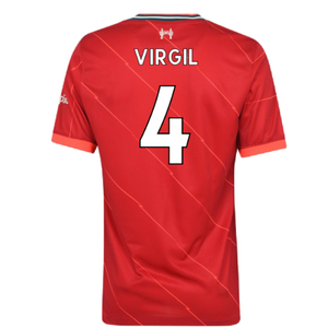 Liverpool 2021-22 Home Shirt (L) (Very Good) (VIRGIL 4)_1