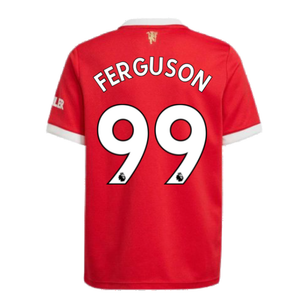 Man Utd 2021-2022 Home Shirt (Kids) (FERGUSON 99)_2