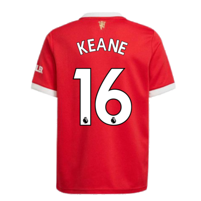 Man Utd 2021-2022 Home Shirt (Kids) (KEANE 16)_2