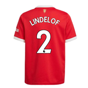 Man Utd 2021-2022 Home Shirt (Kids) (LINDELOF 2)_2