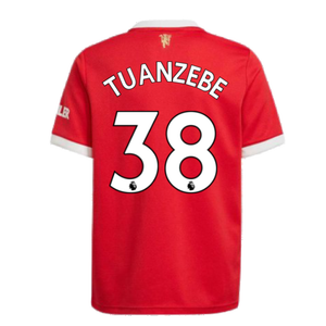 Man Utd 2021-2022 Home Shirt (Kids) (TUANZEBE 38)_2