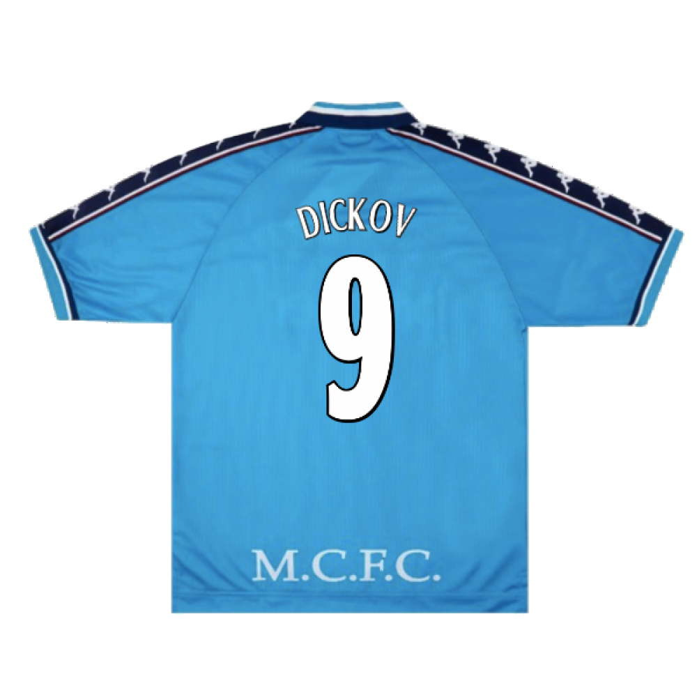 Manchester City 1997-99 Home Shirt (XL) (Excellent) (DICKOV 9