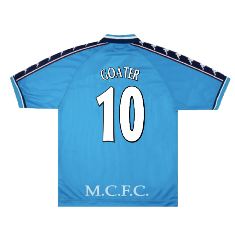 Manchester City 1997-99 Home Shirt (XL) (Excellent) (Goater 10