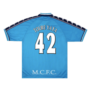 Manchester City 1997-99 Home Shirt (XL) (Excellent) (TOURE YAYA 42)_1