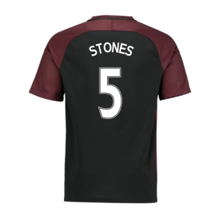 Manchester City 2016-17 Away Shirt (XLB) (Mint) (Stones 5)_1