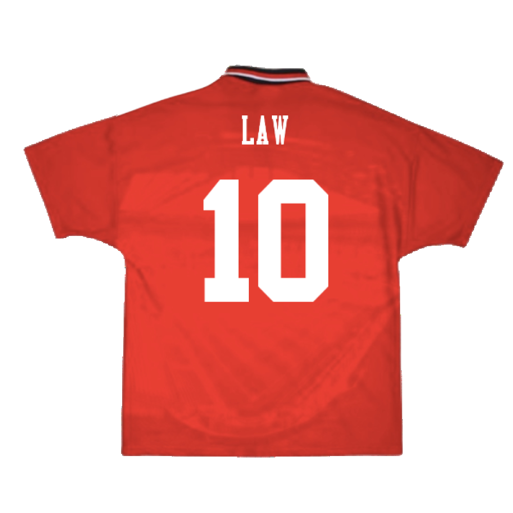 Manchester United 1994-96 Home Shirt (Excellent) (Law 10)_1