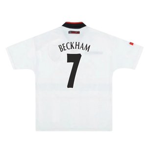 Manchester United 1997-98 Away Shirt (XL) (Fair) (Beckham 7)_1