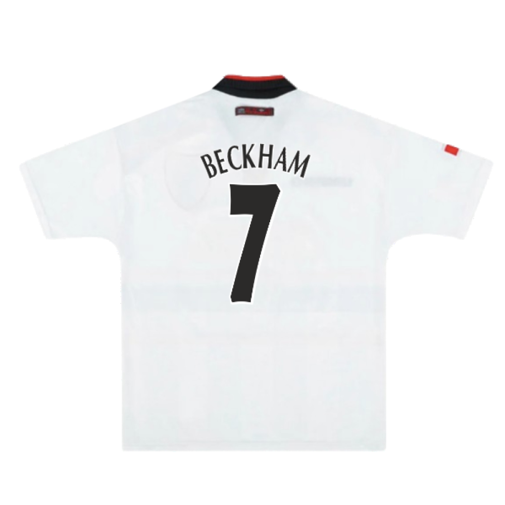 Manchester United 1997-98 Away Shirt (Good) (Beckham 7)_1