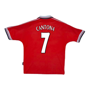 Manchester United 1998-2000 Home (M) (Very Good) (Cantona 7)_1