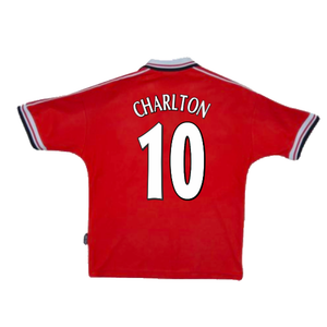 Manchester United 1998-2000 Home (M) (Very Good) (Charlton 10)_1