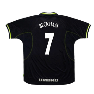 Manchester United 1998-99 Third Shirt (Very Good) (Beckham 7)_1