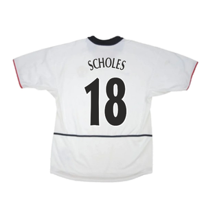 Manchester United 2002-03 Away Shirt (Very Good) (Scholes 18)_1