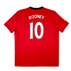 Manchester United 2009-10 Home Shirt (Excellent) (ROONEY 10)_1