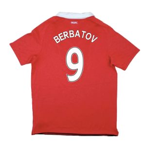 Manchester United 2010-11 Home Shirt (Very Good) (Berbatov 9)_1