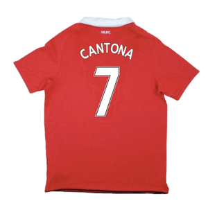 Manchester United 2010-11 Home Shirt (S) (Good) (Cantona 7)_1