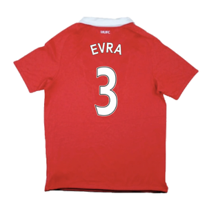 Manchester United 2010-11 Home Shirt (S) (Good) (Evra 3)_1