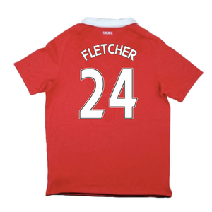 Manchester United 2010-11 Home Shirt (S) (Very Good) (Fletcher 24)_1