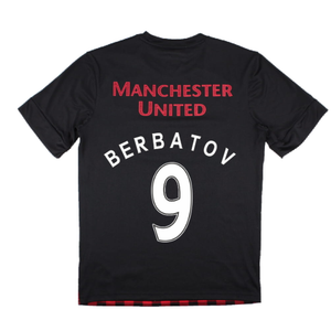 Manchester United 2010-2011 Training Shirt (M) (Berbatov 9) (Excellent)_1