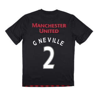 Manchester United 2010-2011 Training Shirt (M) (G Neville 2) (Excellent)_1