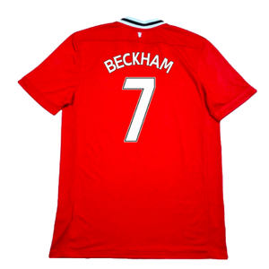 Manchester United 2011-12 Home Shirt (Very Good) (BECKHAM 7)_1