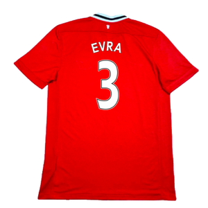 Manchester United 2011-12 Home Shirt (M) (Excellent) (Evra 3)_1