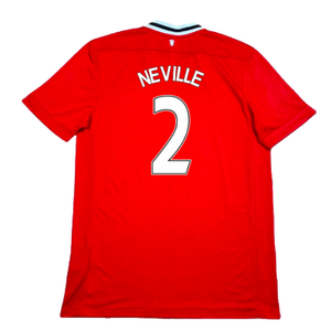 Manchester United 2011-12 Home Shirt (Excellent) (NEVILLE 2)_1