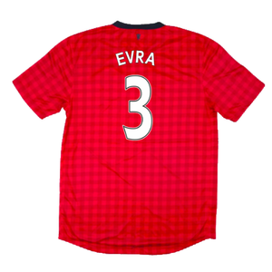 Manchester United 2012-13 Home Shirt (S) (Good) (Evra 3)_1