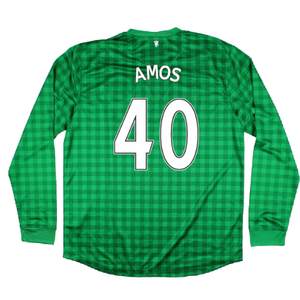 Manchester United 2012-2013 Home GK Shirt (L) (Very Good) (Amos 40)_1