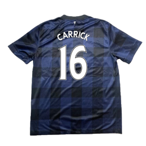 Manchester United 2013-14 Away Shirt (Excellent) (Carrick 16)_1