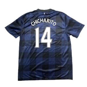 Manchester United 2013-14 Away Shirt (S) (Mint) (Chicharito 14)_1